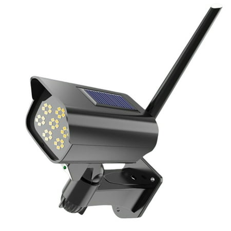 

Wall Mounted Garden Solar Lights High Brightness Sensitive Sensing Solar Lights for Courtyard Garage Factory Building Black