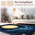 thumbnail image 2 of ODIKA 5'x7' Machine Washable Non-Slip Area Rug, Enigmatic Celestial with Whimsical Motifs High Traffic Rug, Blue, 197228, 2 of 7