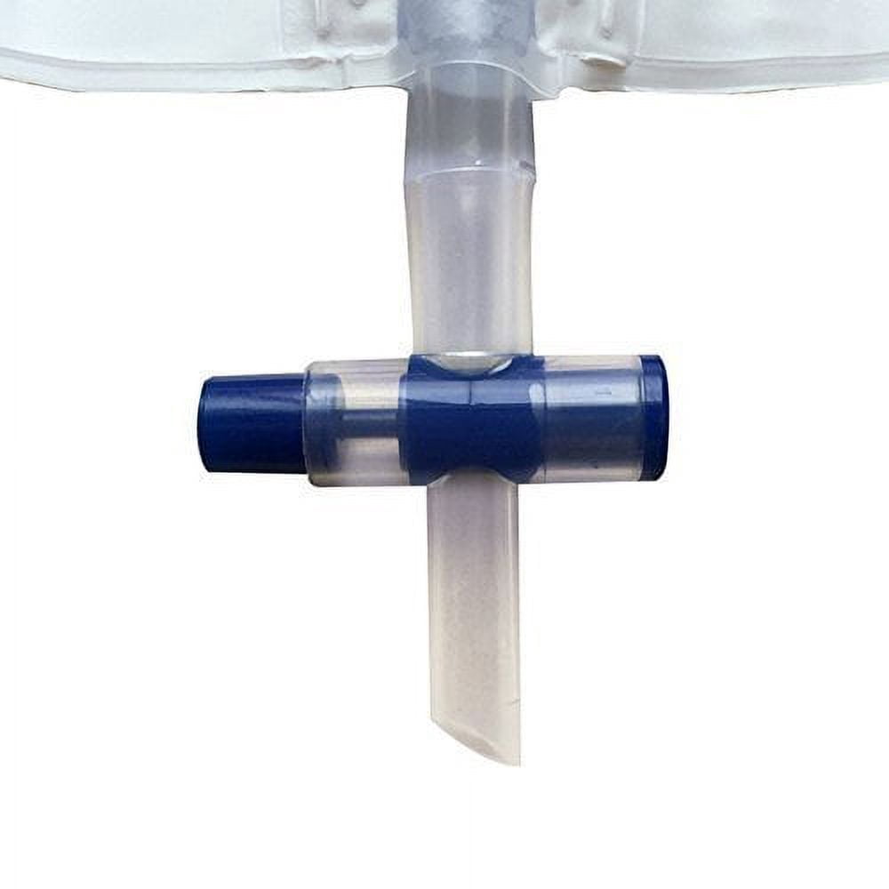 BodyHealt Urinary Drainage Bag with Anti-Reflux Chamber, 2000 mL Vinyl with 48" Drainage (1 Pack)