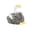 Grey, variant on EVHRZN Cartoon Swan Fuzzy Ball Hand Towels, Cute Stuffed Chenille Hanging Towels Super Soft Microfiber Quick Drying Absorbent for Bathroom Kitchen Decor with Loop