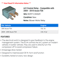thumbnail image 2 of A/C Control Relay - Compatible with 2004 - 2010 Acura TSX 2005 2006 2007 2008 2009, 2 of 2