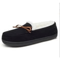 thumbnail image 3 of Women Moccasin Slippers Memory Foam Indoor & Outdoor House Slippers Cozy Bedroom Shoes, 3 of 9