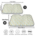 thumbnail image 3 of Picia Roosters Curved Windshield Sunshade Accordion Folding Style Auto Shade for Car Truck SUV Van Blocks UV Ray Sun Visor Protector -, 3 of 7