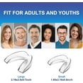 thumbnail image 6 of Kidsjoy 2 Sizes Mouth Guard for Teeth Grinding, 4Pcs Moldable Dental Night Guard to Prevent Bruxism, Teeth Whitening Trays, Pro Dental Guard for Moldable, 6 of 6