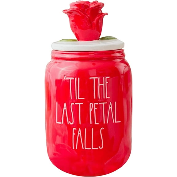 Disney Princess x Rae Dunn "'Til the Last Petal Falls" Ceramic Canister