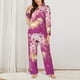 thumbnail image 2 of Balery Cute Pink Axolotl A Conjunto de Pijama con Estampado para Mujer, Conjunto de Dos Piezas con Manga Larga, Ropa de Dormir Suave con Bolsillos, Pijamas Cómodos-Large, 2 of 7