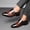Brown, variant on TIMIFIS Mens Casual Shoes Fashion Sneakers Dress Shoes for Men Walking Shoes Business Office Comfort Loafers ummer