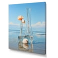 thumbnail image 2 of Designart "Shells in Minimalist Art Gems of Simplicity I" Abstract Botanicals Wall Art Living Room, 2 of 5