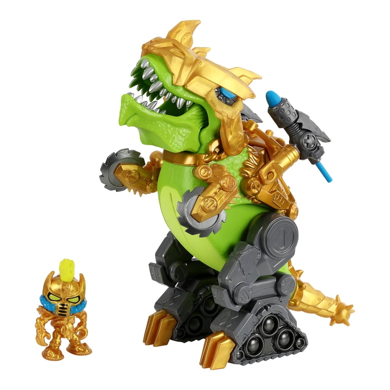 Walmart Exclusive: MEGA Treasure X Dino Gold Battle Rex Toy, 16