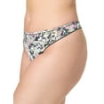 thumbnail image 5 of Kindly Yours Women’s So Comfy Micro Thong Underwear, 4-Pack, Sizes XS-XXXL, 5 of 8