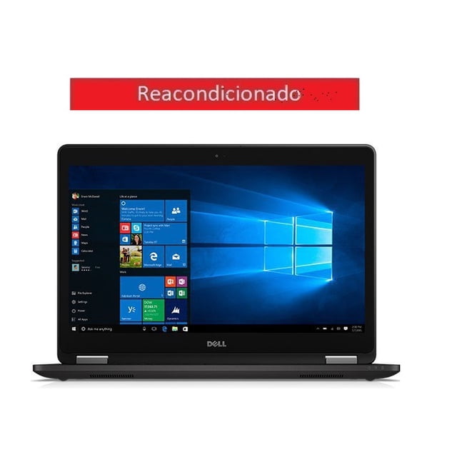 Laptop Dell E7470- 14"- CORE I5 6TA- 8GB- 256GB SSD- (TOUCH SCREEN)- Reacondicionado.