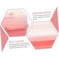 thumbnail image 2 of Folding Box Tray Transparent Container Hair Accessories Organizer Acrylic Box Plastic Storage Bin Portable Clear Toolbox Art Storage, 2 of 5