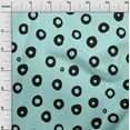 thumbnail image 3 of oneOone Cotton Poplin Sky Blue Fabric Polka Sewing Material Print Fabric By The Yard 42 Inch Wide-77, 3 of 6