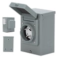 thumbnail image 4 of Generator Power Inlet Box, Weatherproof Lock Ring Design Practical RV Power Socket  for RV for Marine for Outdoor, 4 of 7