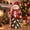 # Snowman, variant on Forest Snowman Christmas Figurines, Resin Hand Painted Tabletop Holiday Decor with Pinecones & Woodland Animal Details, Winter Mantel Shelf Indoor Ornament, Housewarming Christmas Gift