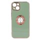 thumbnail image 1 of Funda para teléfono móvil para iPhone 13 con soporte de anillo chapado en brillo de oro rosa, funda protectora para teléfono de TPU flexible ultrafina, 1 of 8