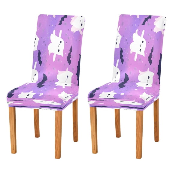 BZSMCE Chairs Slipcovers Dining Chair Covers Cartoon Bat Pattern Creative Pattern
