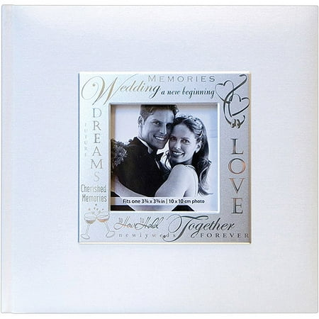 fabric expressions photo album 8 5 x 8 5 200 pockets wedding
