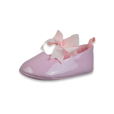

First Steps Baby Girls Patent Leather Shoes - pink 3 - 6 months (Newborn)