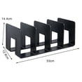 thumbnail image 6 of Tnobhg 2Pcs Vertical Storage Rack Book Shelf Smooth Edge Burr Free Strong Load-bearing Book Handbag Divider Holder, 6 of 7