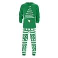 thumbnail image 2 of SUYIDA Matching Family Christmas Pajamas Reindeer Graphic Plaid Top and Pants Loungewear Long Sleeve Fashion Casual Loungewear Matching Sets for Mens Womens Baby Boys Girls, 2 of 5
