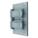 thumbnail image 3 of Pack de 10 Placas Doble Intemperie Abs gris, 3 of 7