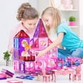 thumbnail image 5 of Lucky Doug 66 PCS Magnetic Tiles for Kids Girls, Construction STEM Building Blocks Educational Toy, Building Toys for Girls Ages 3+, 5 of 11