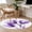 Purple, variant on Luxury Purple Tulip Round Area Rug 3 FT, Small Kitchen Bathroom Mats, Watercolor Spring Rustic Floral Washable Indoor Outdoor Throw Runner Carpet Non-Shedding Doormat for Table Shower Sofa Entryway
