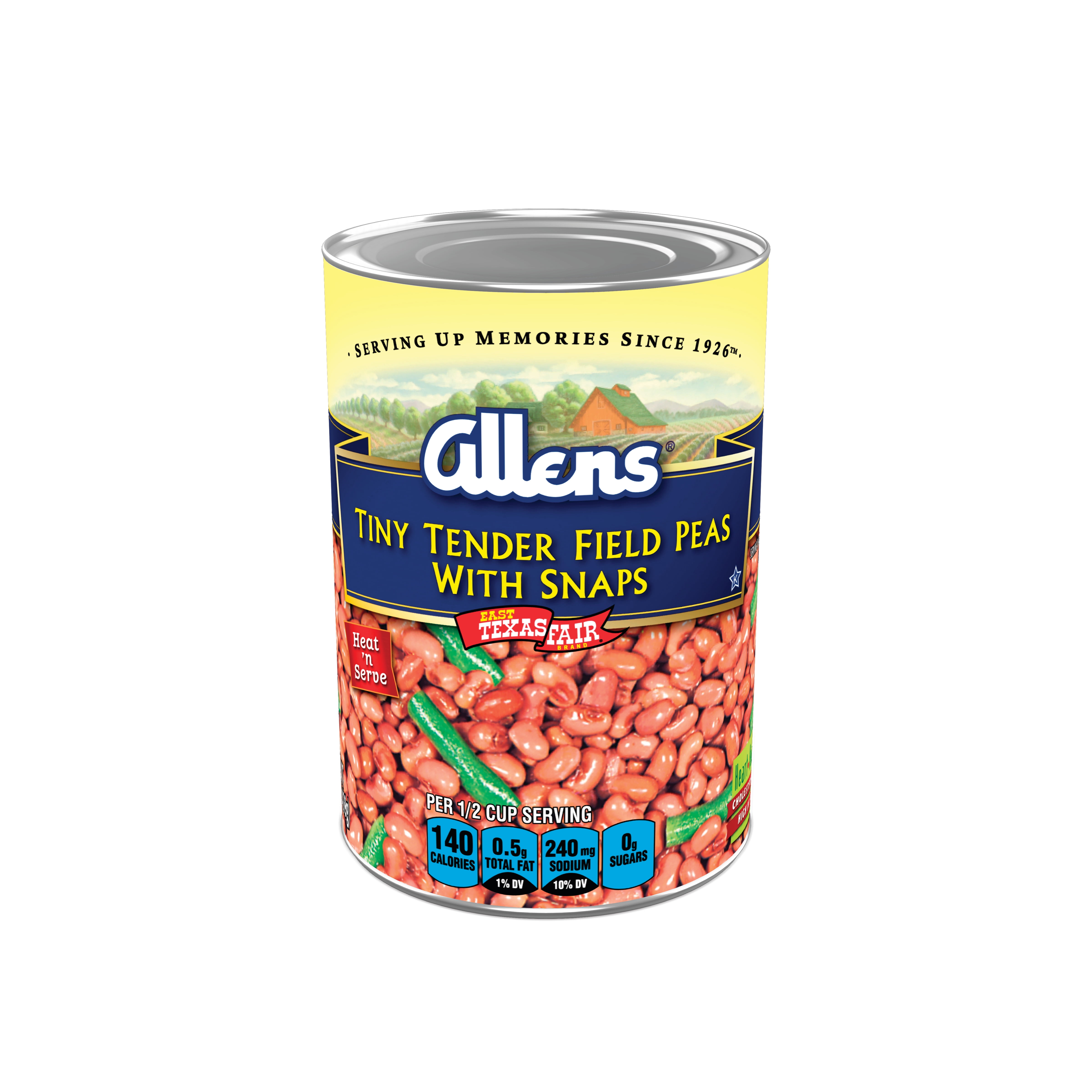 Allens Tiny Tender Field Peas with Snaps, 15.5 oz
