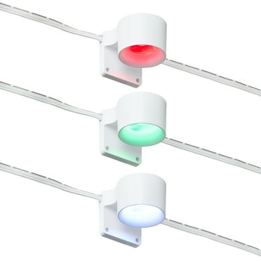 onn 9.8' 12W RGBIC LED String Downlights with Remote Control