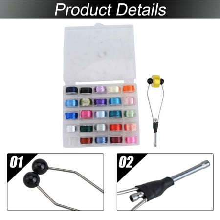 200D Spool Fly Tying Thread Lure Bait Making Tool With Fly Tying Bobbin Holder Thin Jig Small Flies Midge Tying Polyester Mingyiq Inc