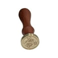thumbnail image 1 of Clearance! WNEGSTG Home Decor Fire Lacquer Seal Retro English Letter Copper Headquets Seal Wax Hand Account Seal and Copper Chapter Bronze Head One Size Multi-Color, 1 of 4