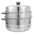 thumbnail image 3 of 1 Set Vapor Coachadora Pot de vapor Vapor Vedicita Vegetal Mariscos Care de alimentos Vaporizador de cocción, 3 of 5