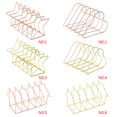 thumbnail image 4 of fastboy Newspaper Magazine/ Book Rack Simple Style Iron Wires shelf Nordic Shape 3 style, 4 of 6