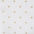 thumbnail image 4 of Contemporary Home Living Shimmering Polka Dots Cotton Table Runner - 72" - White and Gold, 4 of 7