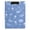 Cartoon Sea creatures Pattern, variant on A4 Double Clip File Folder 18.9x12.6in Clipboards Foldable Binder Holds 80 Sheets Project Folder for Office, Home Cartoon Penguin Pattern