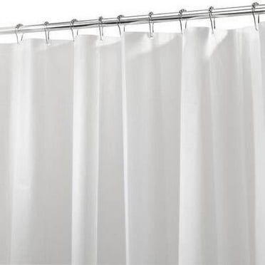 4pk InterDesign 12051 PEVA Shower Curtain Liner, 72" x 72", Frost