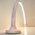 thumbnail image 6 of Luna LED Nail Light Half Moon Table Lamp, 3000‑6000K Adjustable Light for Nail Salon Manicure Table, Spa Reception, Massage Spa Furniture & Equipment, Pink Rhinestone, 6 of 7