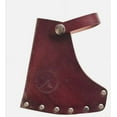 thumbnail image 3 of Durable Leather Axe Outdoors Work Axe Head Cover with Belt Loops Axe Protector, 3 of 7