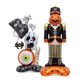 thumbnail image 1 of Set de globos de aluminio de pie en 4D para Halloween Pumpkin Soldier x2, 1 of 2