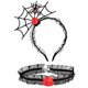 thumbnail image 3 of Diadema decorativa para Halloween, aro de pelo de araña con gargantilla, 3 of 3