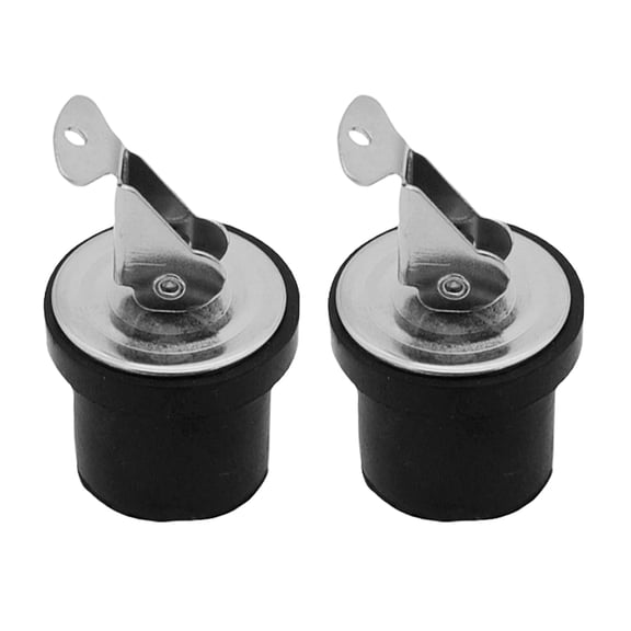 COOLHOOD 7/8Inch Stainless Screw Type Drain Plug With Rubber Gasket, Secures Firmly for Yacht Boat Marine Vessels Maintenance Use
