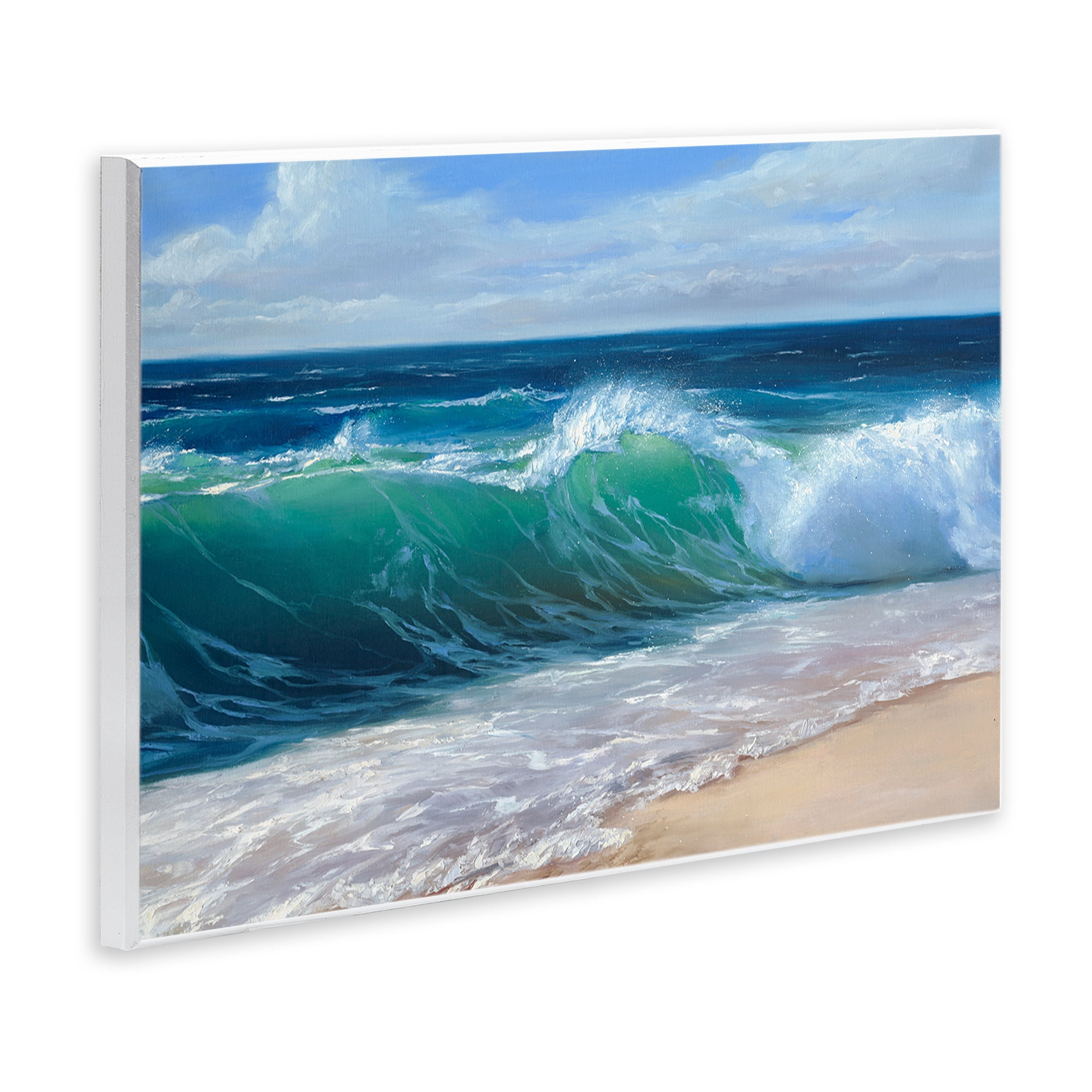 Stupell Industries Content Beach Waves Shore Wall Plaque Art, design by Dimitri Sirenko