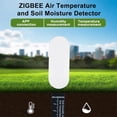 thumbnail image 3 of 3PCS ZigBee Smart Soil Tester Temperature Meter Moisture Humidity Sensor Tuya APP Real-Time Monitoring Plant Monitor,3 * Soil Tester,White & Black, 3 of 10