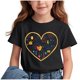 thumbnail image 1 of Odeerbi Chicos Niñas Camiseta Casual Manga Corta Cuello Redondo Lindas Camisetas Impresas, 1 of 7