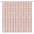 thumbnail image 2 of Boho Geometric Shower Curtain Pink Modern Farmhouse Tribal Retro Western Aztec Abstract Mid Century Art Fabric Bathroom Curtains Decor Set with Hook(84" Wx72 H), 2 of 4