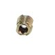 thumbnail image 2 of Tuercas de inserción roscadas hexagonales M6x25mm tono bronce 10 piezas para muebles de madera, 2 of 3