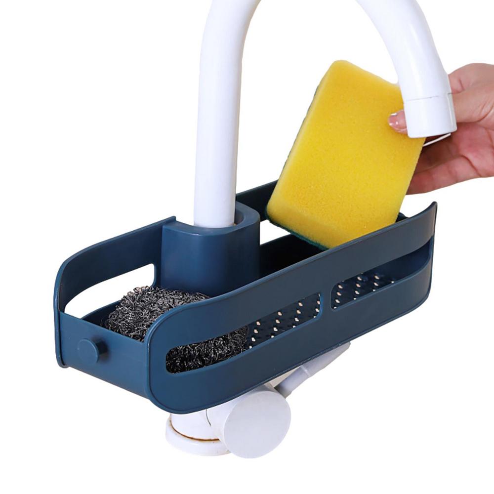 Tohuu Faucet Sponge Holder Drain Sink Sponge Holder over Faucet Dish
