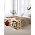 thumbnail image 6 of Twin Flat Sheet Only Fall Thanksgiving White Pumpkins Soft Microfiber Cooling Bedding Sheets Rustic Flower Wood Grain Flat Bed Sheet for Hotel,Home Decor, 6 of 9