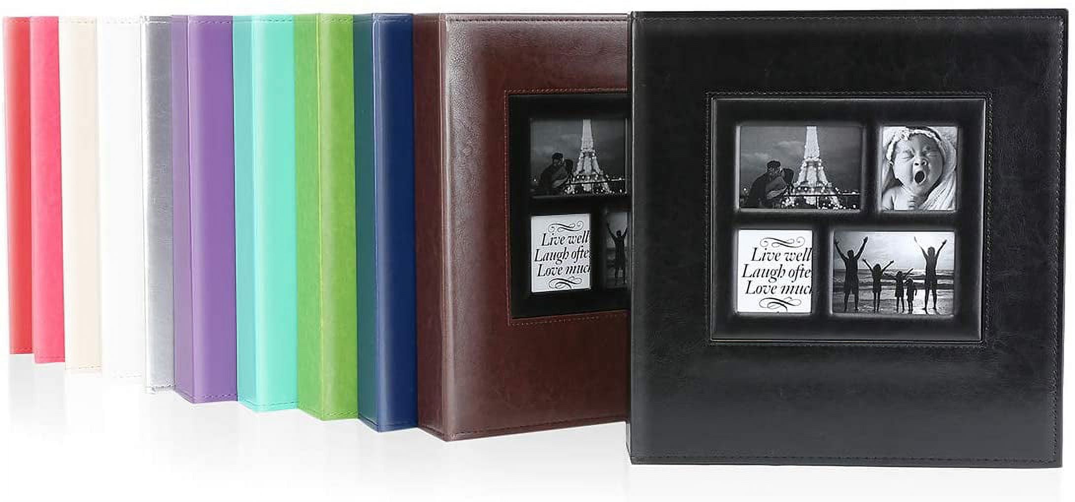 La Lente Photo Albums for 4x6 Photos Holds 500 | Premium Photo Album | Photo Album with 500 Picture Pockets | Acid Free Photo Album Fo